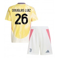 Dječji Nogometni Dres Juventus Douglas Luiz #26 Gostujuci 2024-25 Kratak Rukav (+ Kratke hlače)